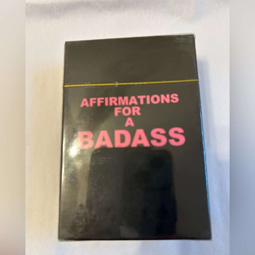 GET MOTIVATED..Affirmations for a Badass Card Deck..Sometimes you need reminding